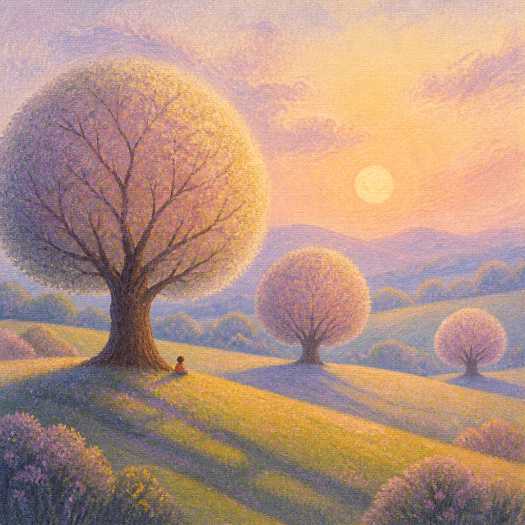 Eine kleine Pastell-Illustration zur Vertiefung des Themas.